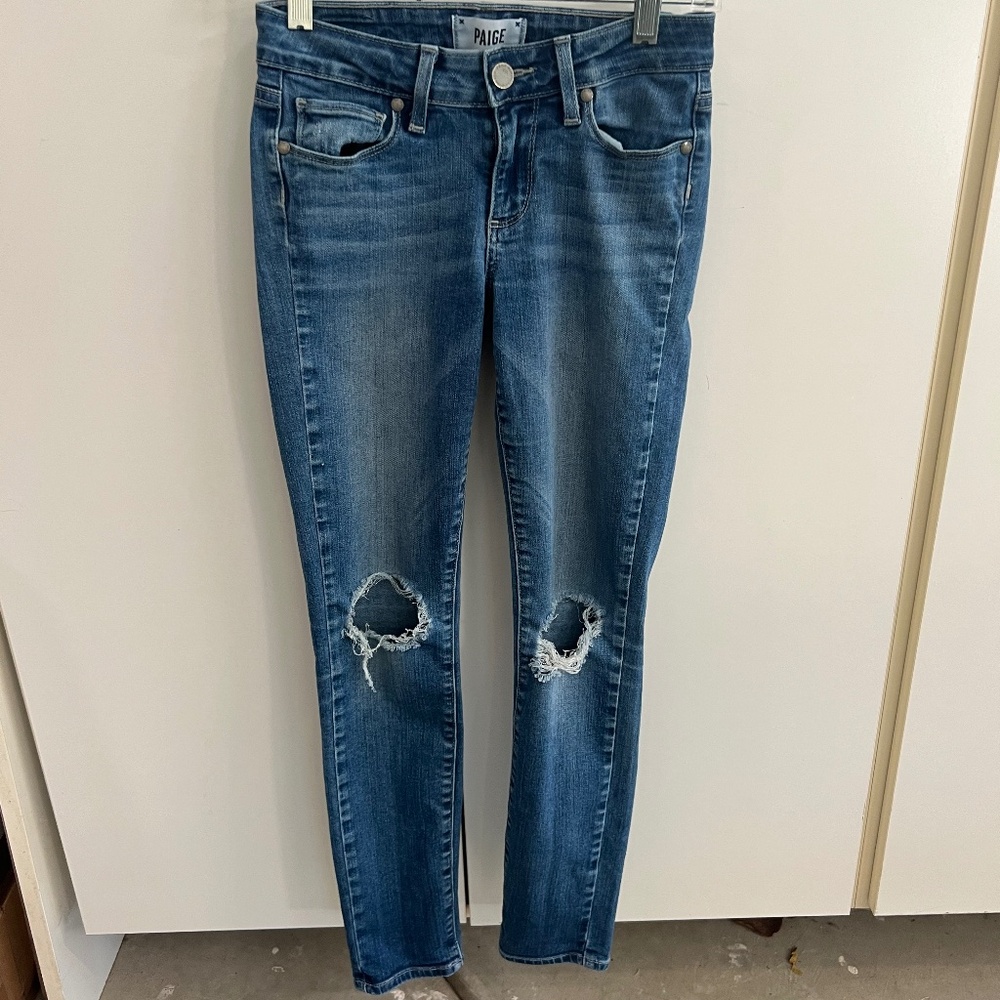 PAIGE DENIM VERDUGO ANKLE- Women's Size 24 - Picture 1 of 10